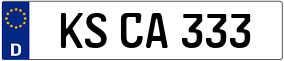 Truck License Plate